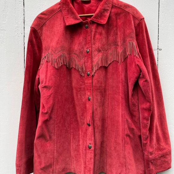 Fringed Suede Jacket - Picture 2 of 6